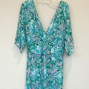 Lilly Pulitzer v-neck maxi dress